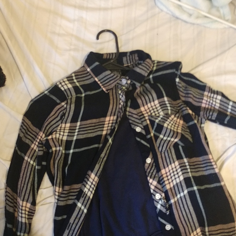 Pink and Blue Flannel